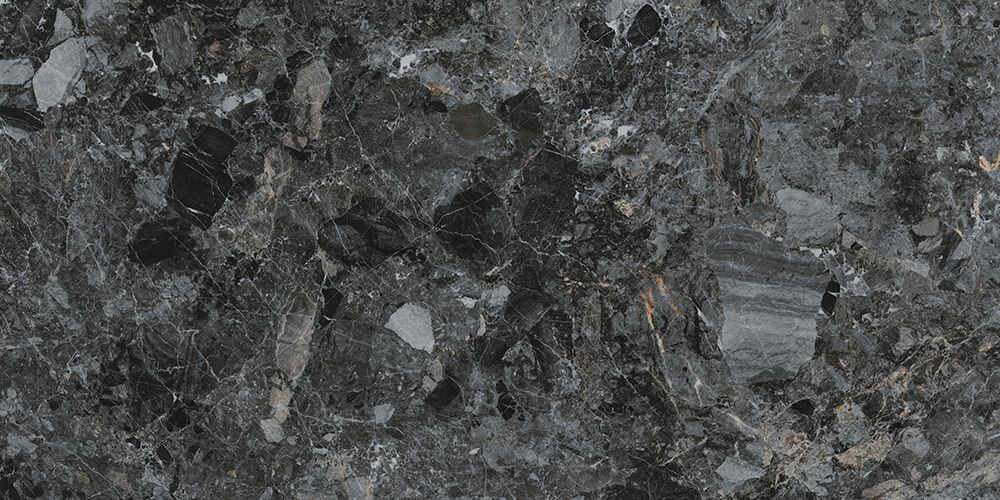 K948087LPR01VTER MarbleS Бреча Черный Лаппато R9 8мм 60x120 Vitra