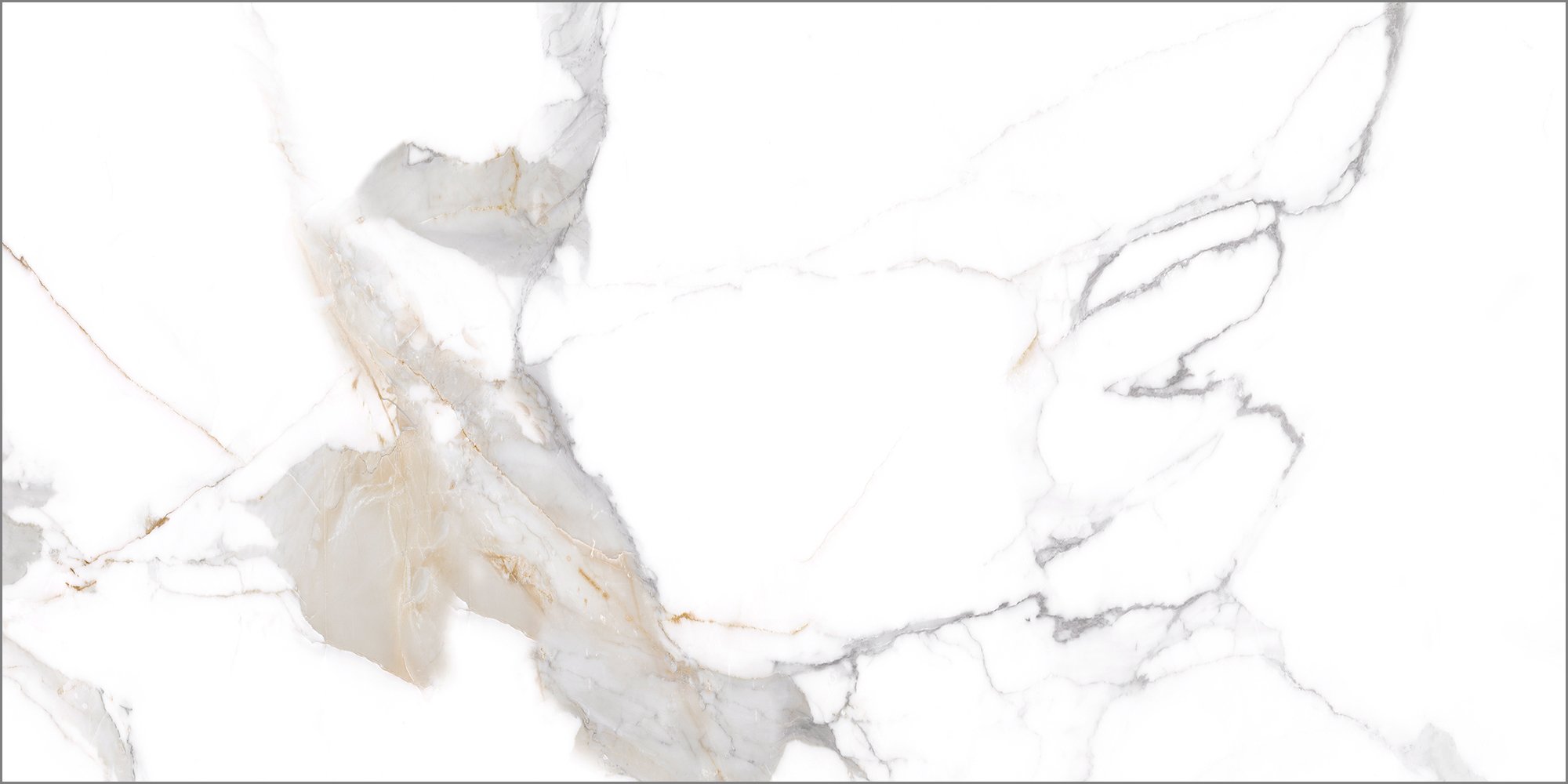 GT40806103MR Calacatta Imperial GT Белый 40x80 Global Tile