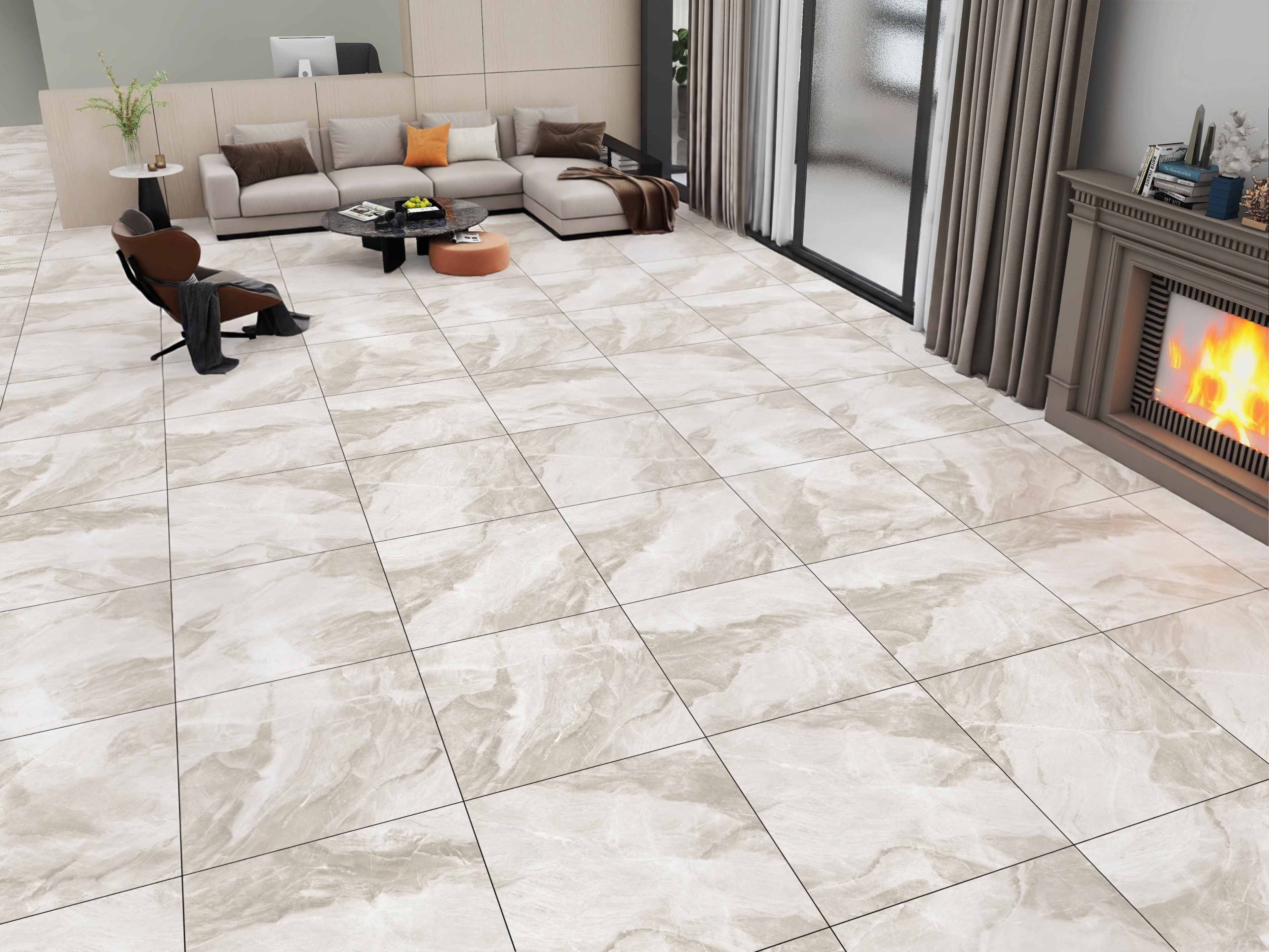 Alfa White Carving 60x60 BELLEZA фото 9