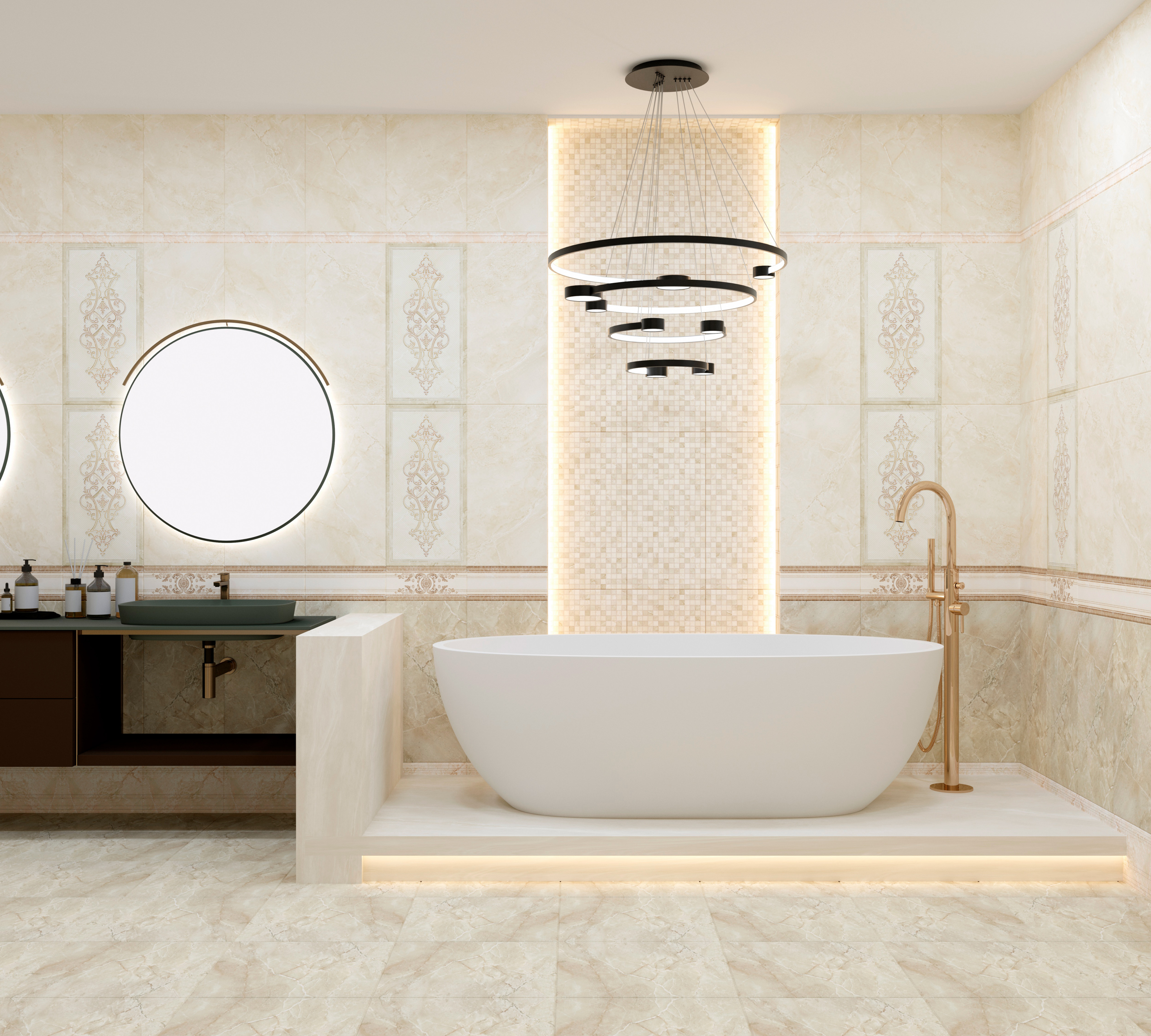 485 Бордюр Rimini Серебро 1.4x60 Eurotile Ceramica фото 2