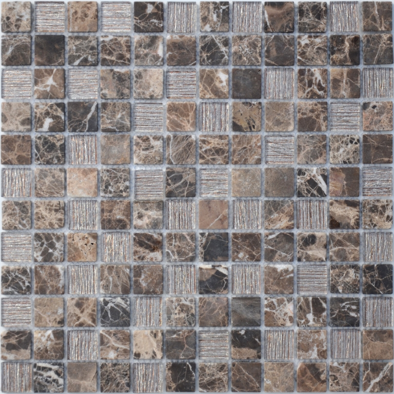 Coffee Jute 23x23x4 298x298 Caramelle Mosaic