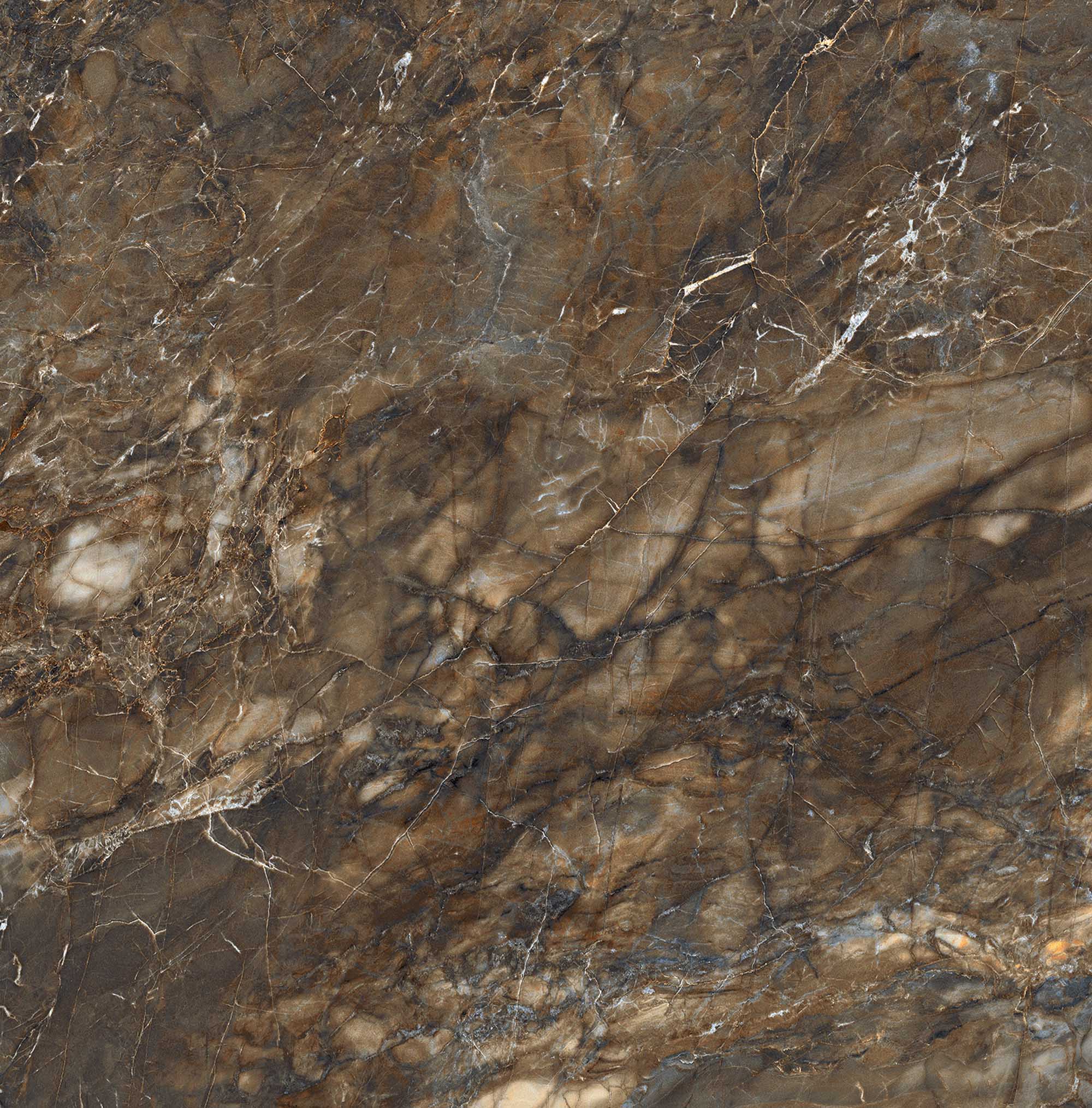 BR04 Bernini Dark Brown Неполированный Рект. 80х80х10 Estima фото 5