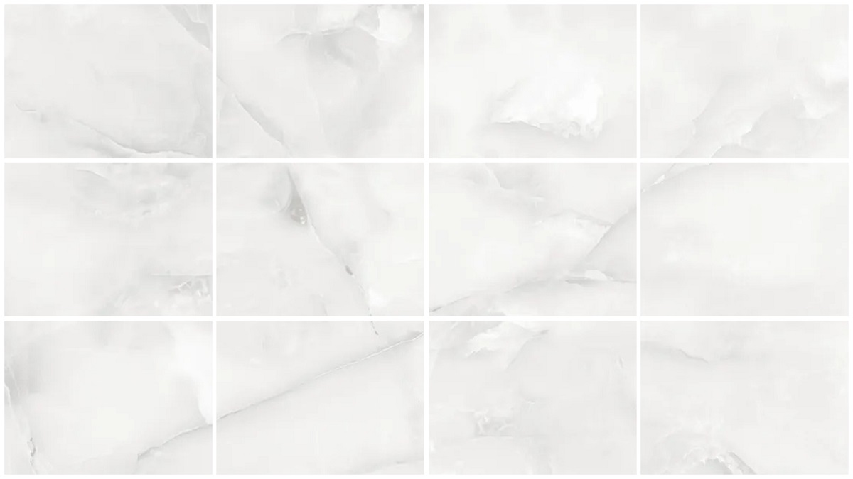 Образец 20х30 см керамогранита Duna - Snow Onyx Ice Satin 60x120 Duna