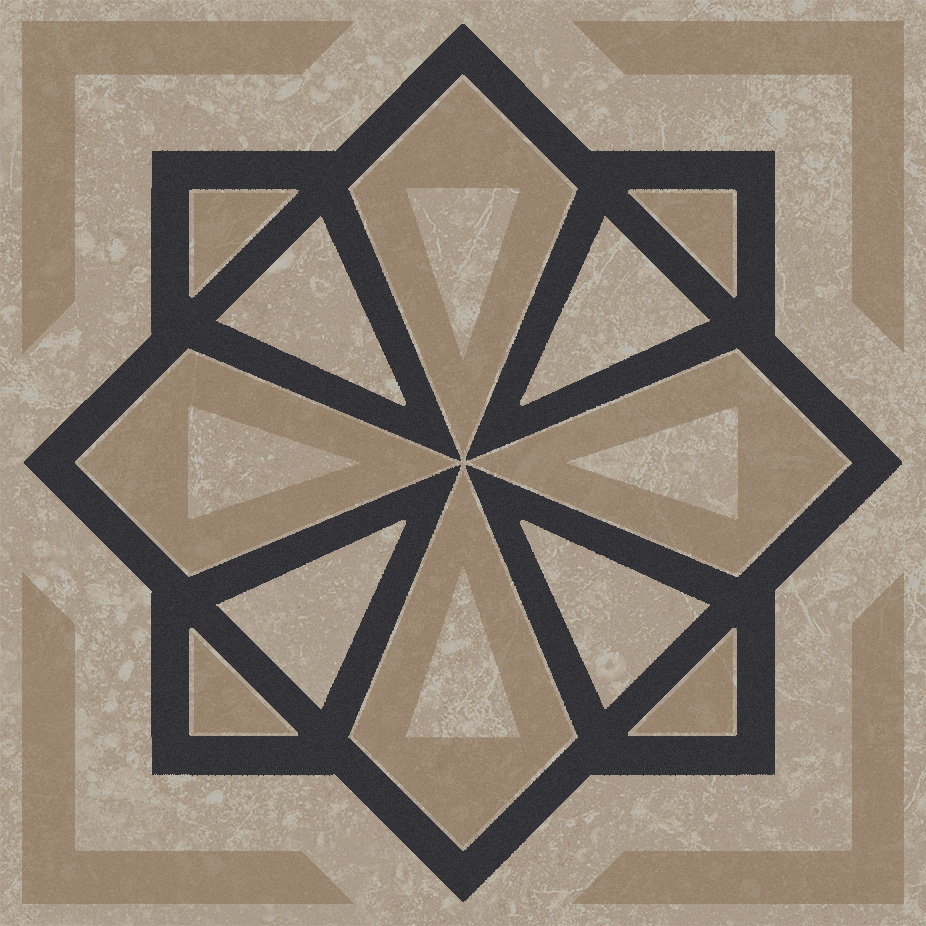 KMD3STA049GN Декор Касабланка бежевый светлый матовый 9,8x9,8x0,7 Kerama Marazzi