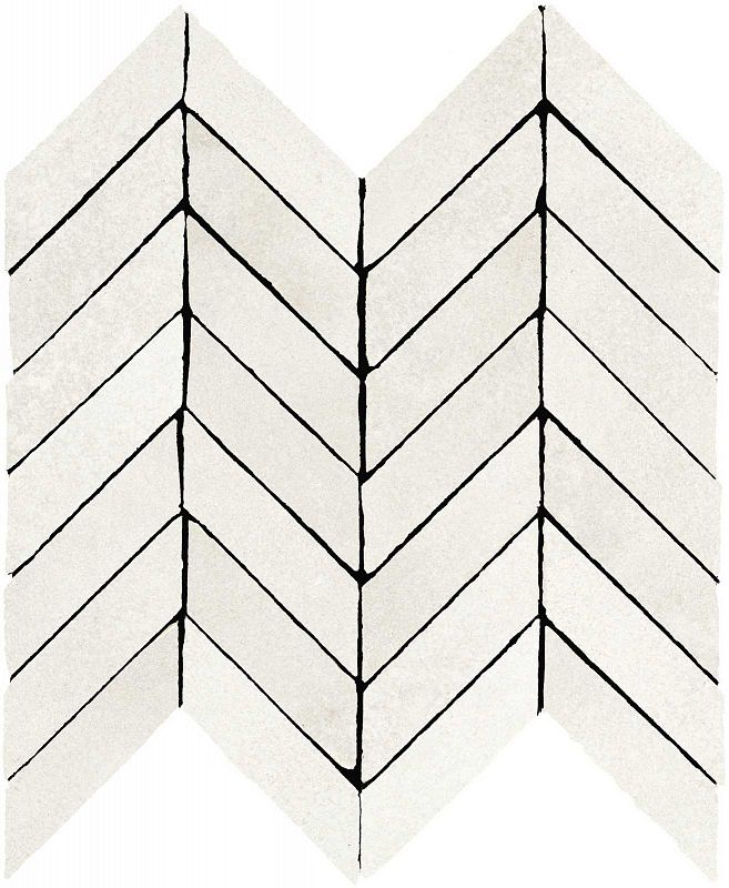 M3SC Alchimia Mosaico Spina White 30x37 MARAZZI Italy