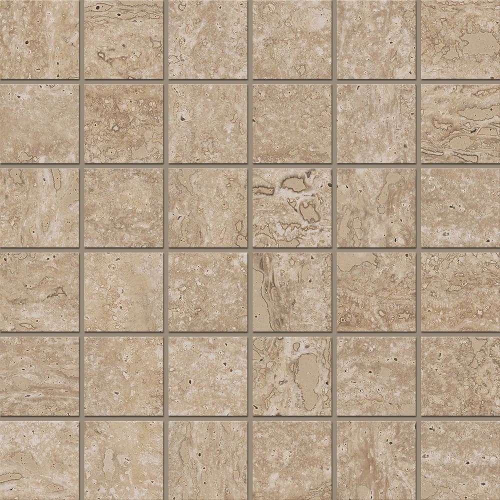 Мозаика RE03 Stride Dark Beige Неполированный (5х5) 30x30 Estima
