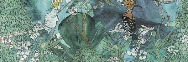 Панно стеклянное Botanica Rett Decor (3) 75x75 Ceramika Konskie