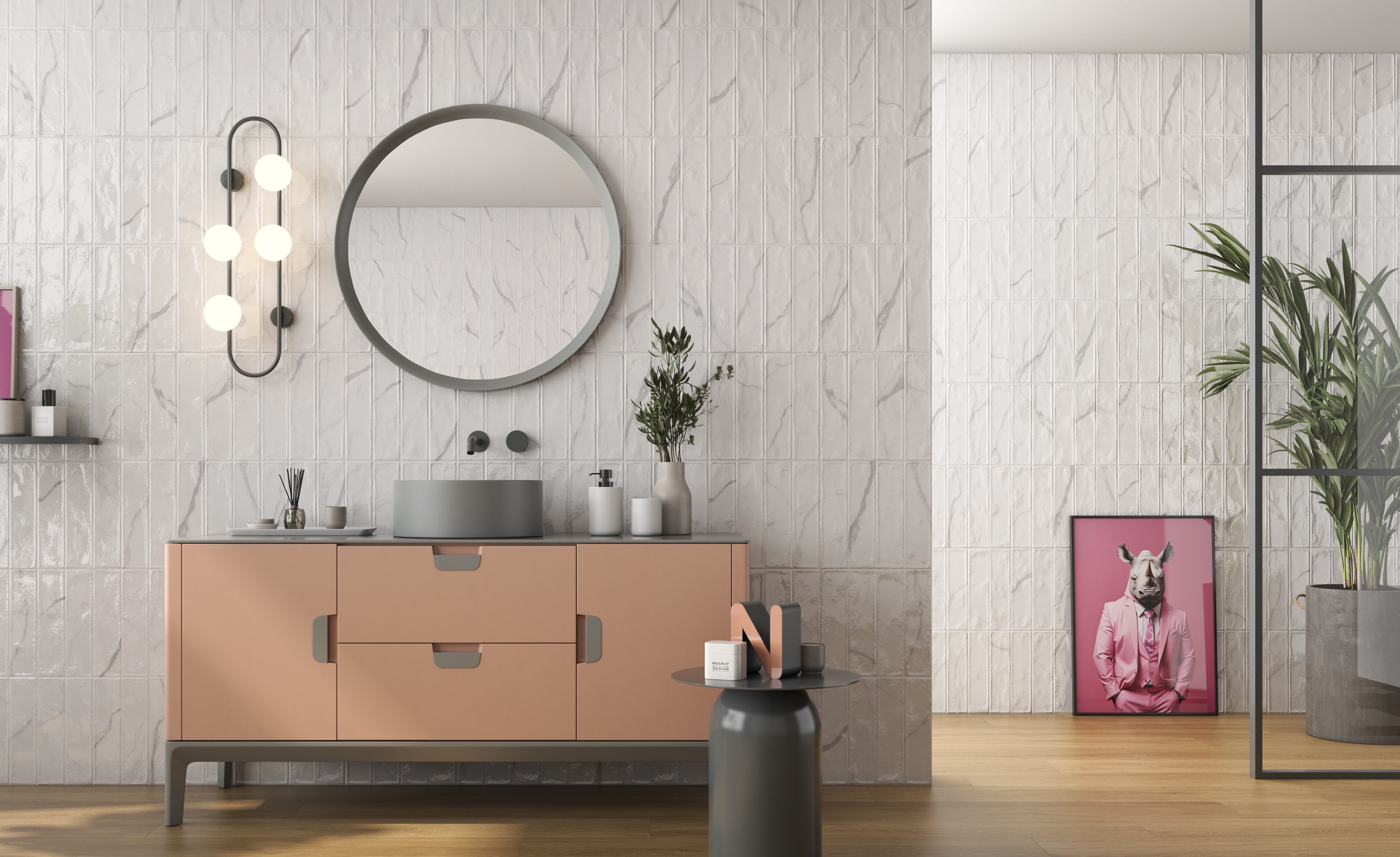 Artemisa Blanco Matt 120x280 Geotiles