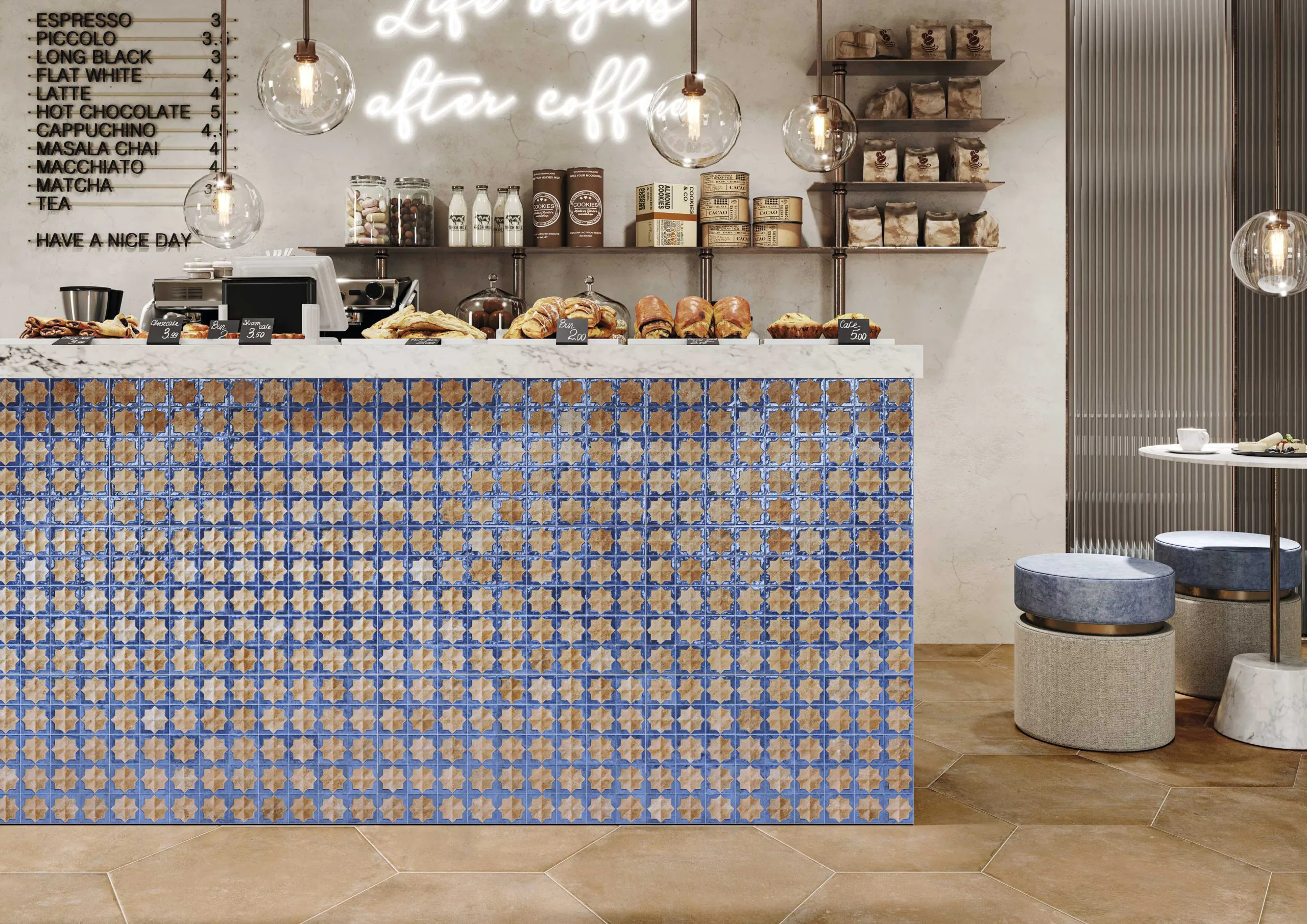 Tetuan Cotto Blue 31х56 Realonda фото 8