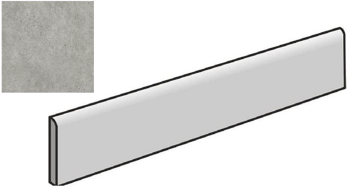 610130002008 Skyline Cloud Battiscopa Nat 7,2x60 Italon