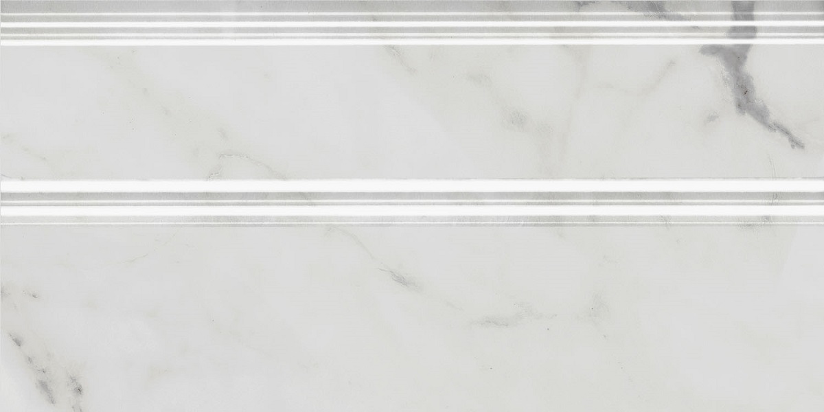 FMA033R Плинтус Коррер белый глянцевый обрезной 30x15x1,7 Kerama Marazzi
