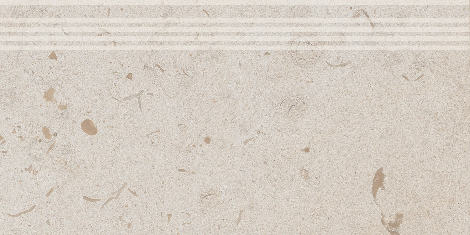 DD205520R/GR Ступень Про Лаймстоун бежевый натуральный обрезной 60х30 Kerama Marazzi