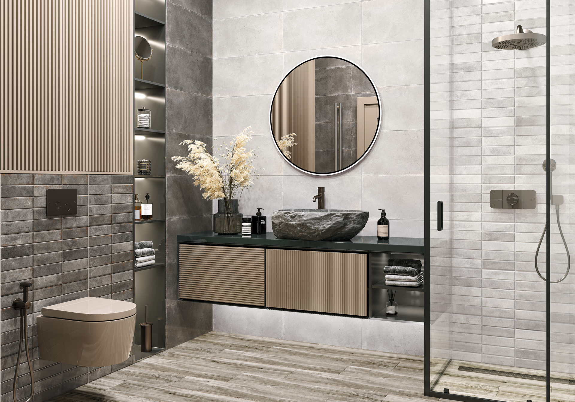 WT36ELR31 Elbrus Brick Marron 300x600x9 New Trend
