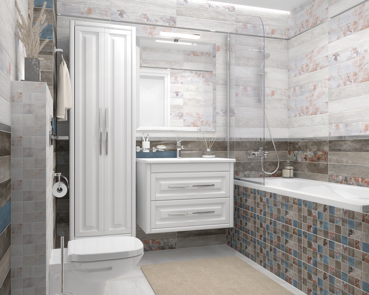 60123 Country тёмный 20х60 Laparet