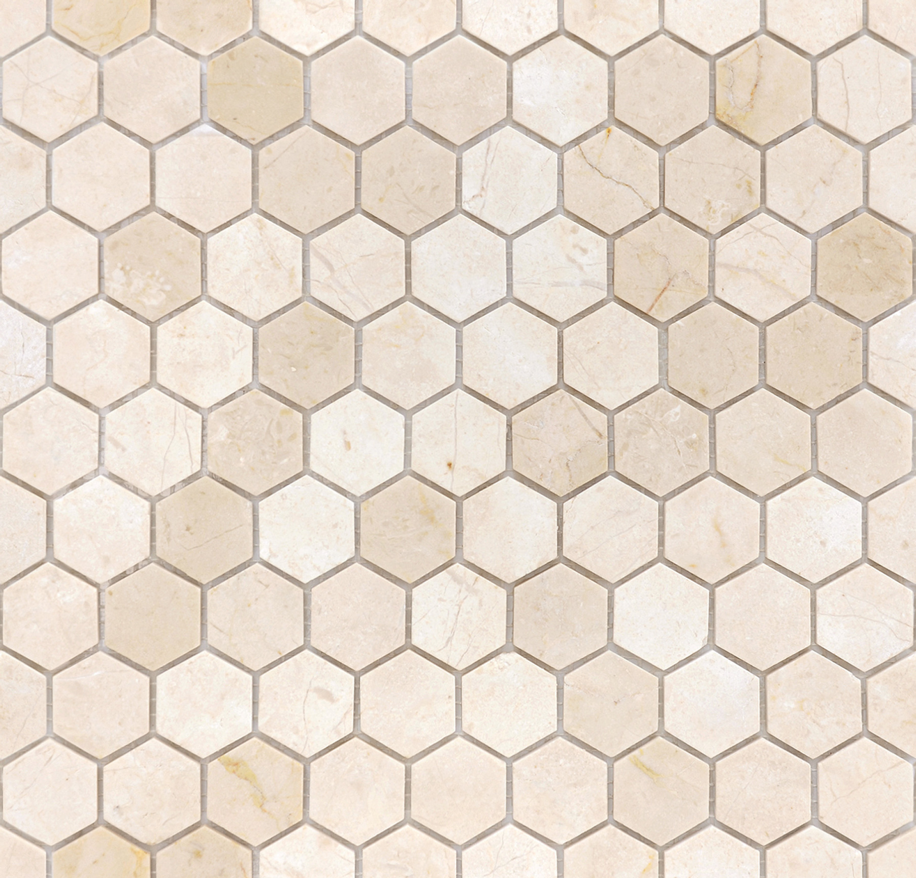 Crema Marfil MAT hex 18x30x6 295x305x6 Caramelle Mosaic