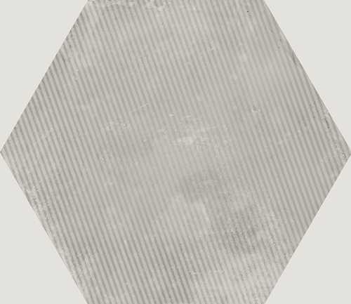 23603 Urban Hexagon Melange Silver 29,2X25,4 EQUIPE