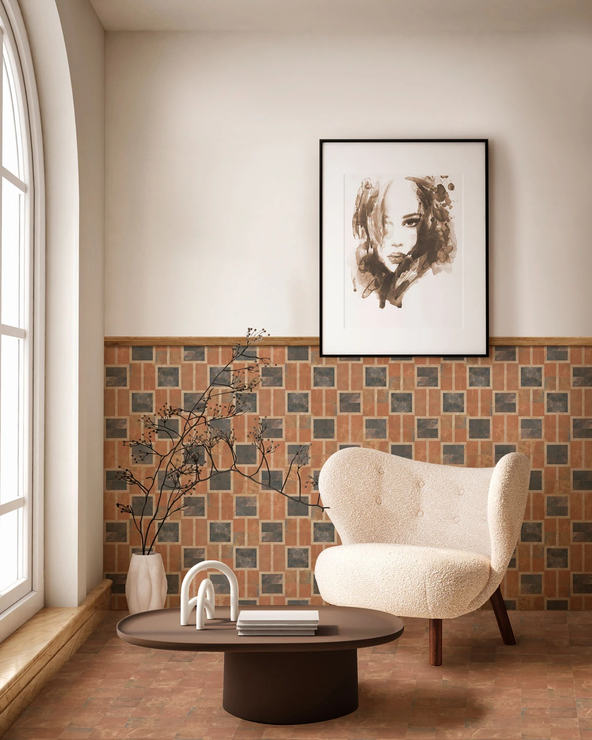 Terra Lava Grey 11,5x11,5 Nanda Tiles фото 11