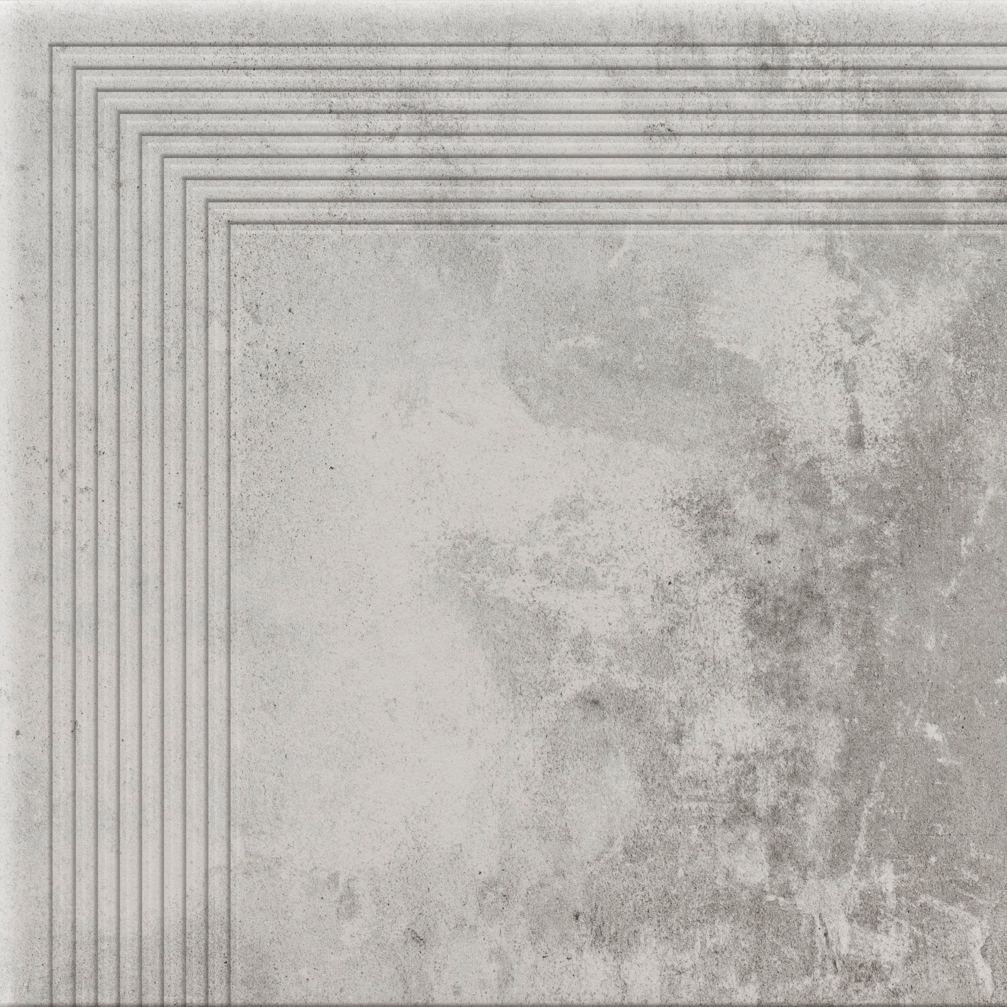 Stopnica Piatto gris narozna 30*30 CERRAD