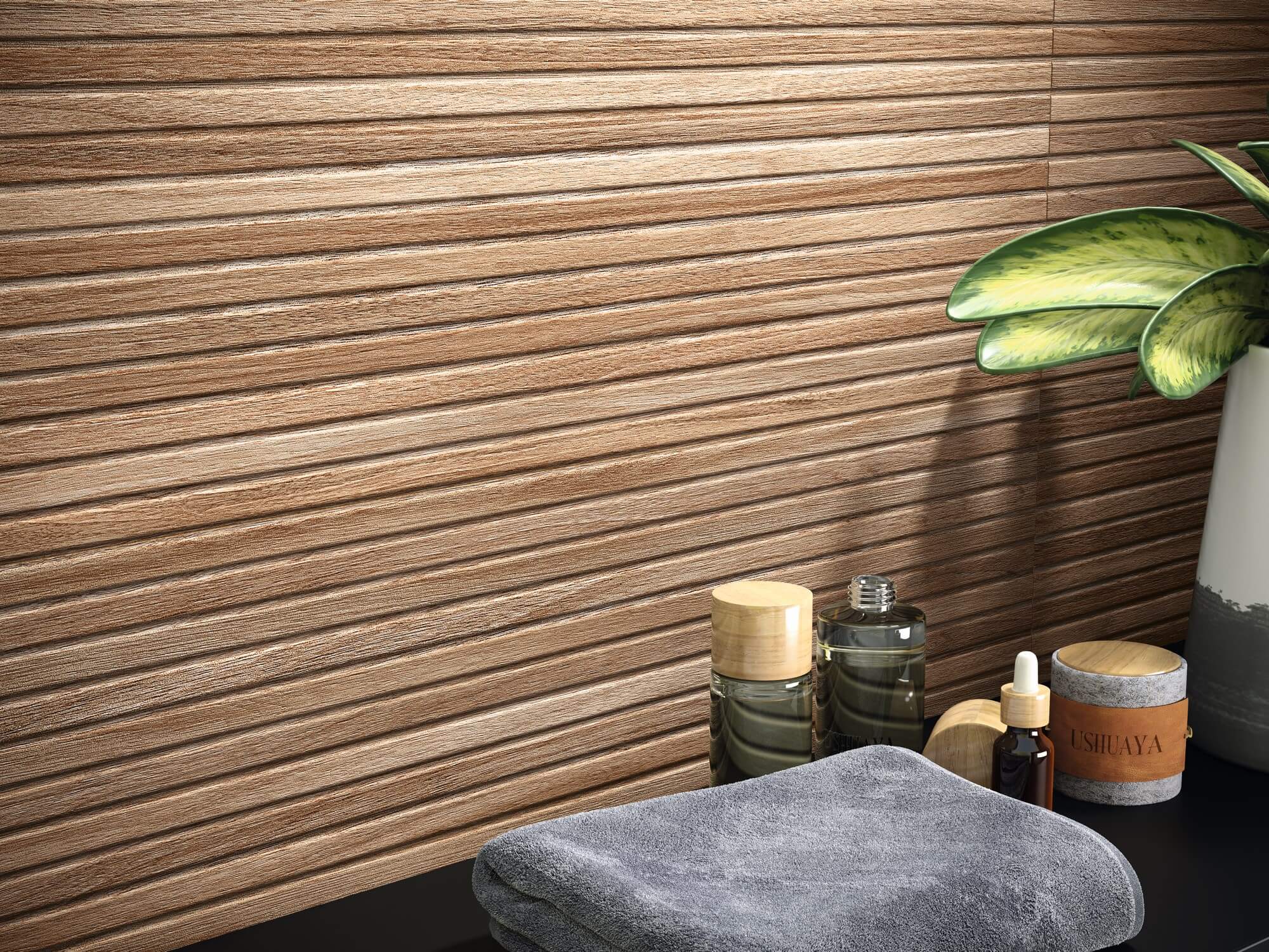 9545 Amazonas Roble Relieve Rect 30х90 Porcelanite Dos
