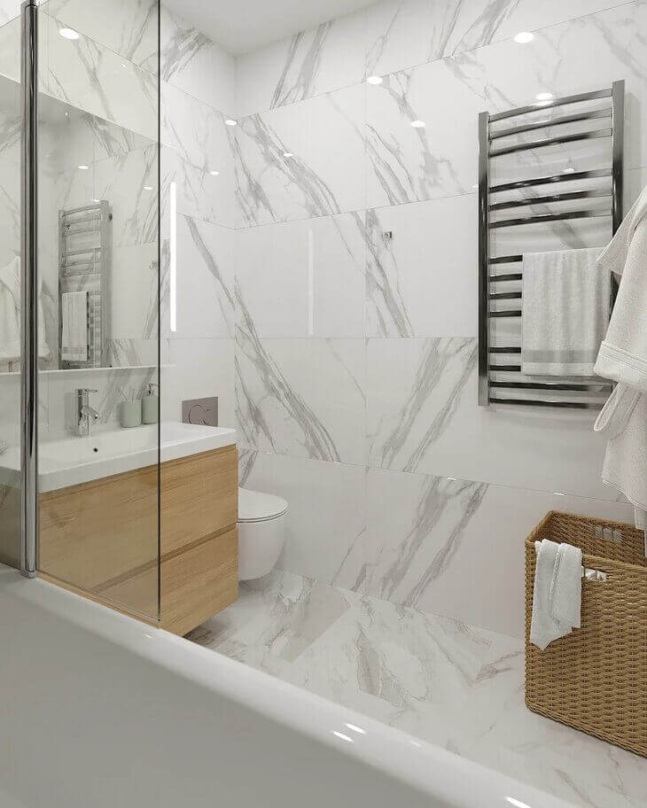 Calacatta Art Silver Artcer