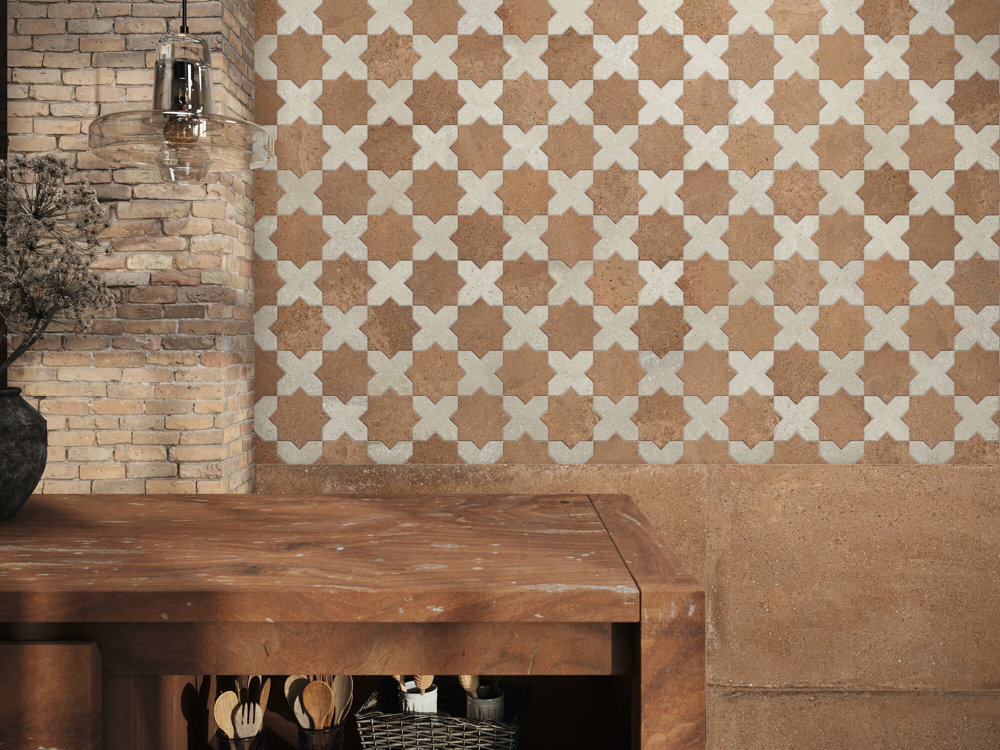 A042409 Palanzo Ecru Rect. 60x60 Ape Ceramica