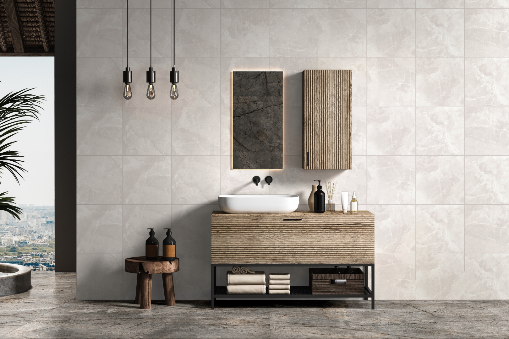 GT606010715MR Favorito Серо-бежевый 60x60 Global Tile фото 17