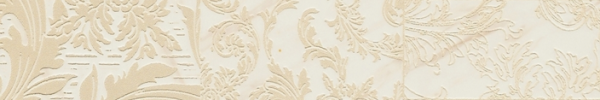 240731 FASCIA PATCHWORK BIANCO 9,8x58,5 Versace (Gardenia Orchidea)