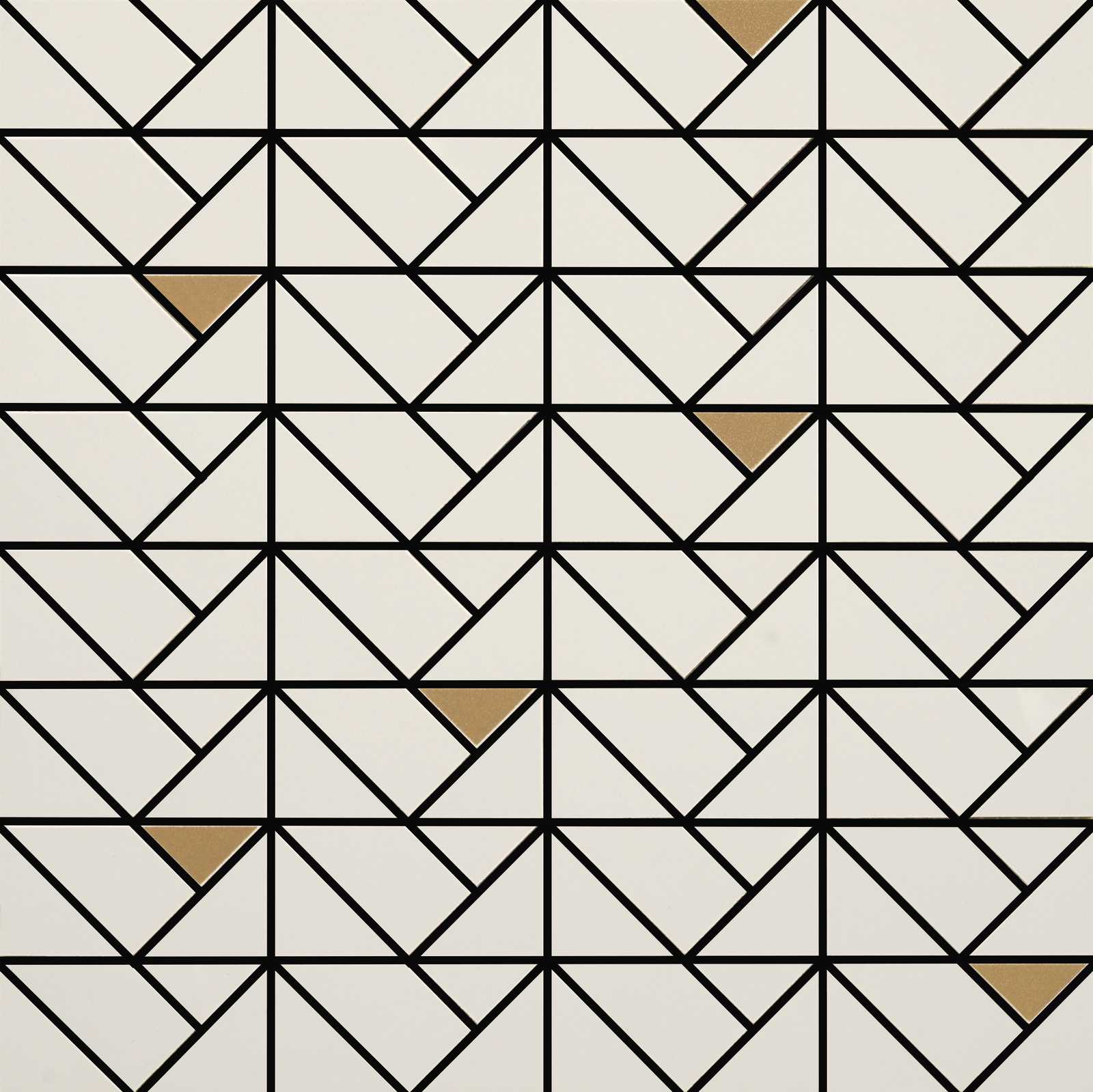 M3J8 Eclettica Cream Mosaico Bronze 40x40 MARAZZI Italy