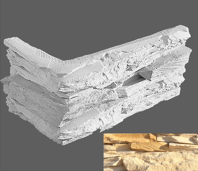 Угловой элемент Леонардо 050 20/10x10x3,5 Leonardo Stone