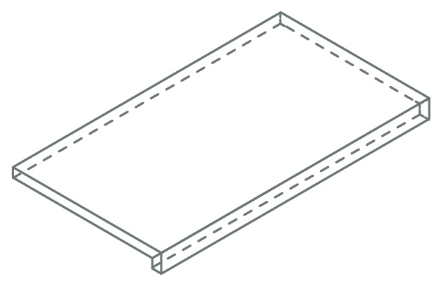 620070002829 Avantgarde X2 Silver Scalino Frontale 33x120 Italon