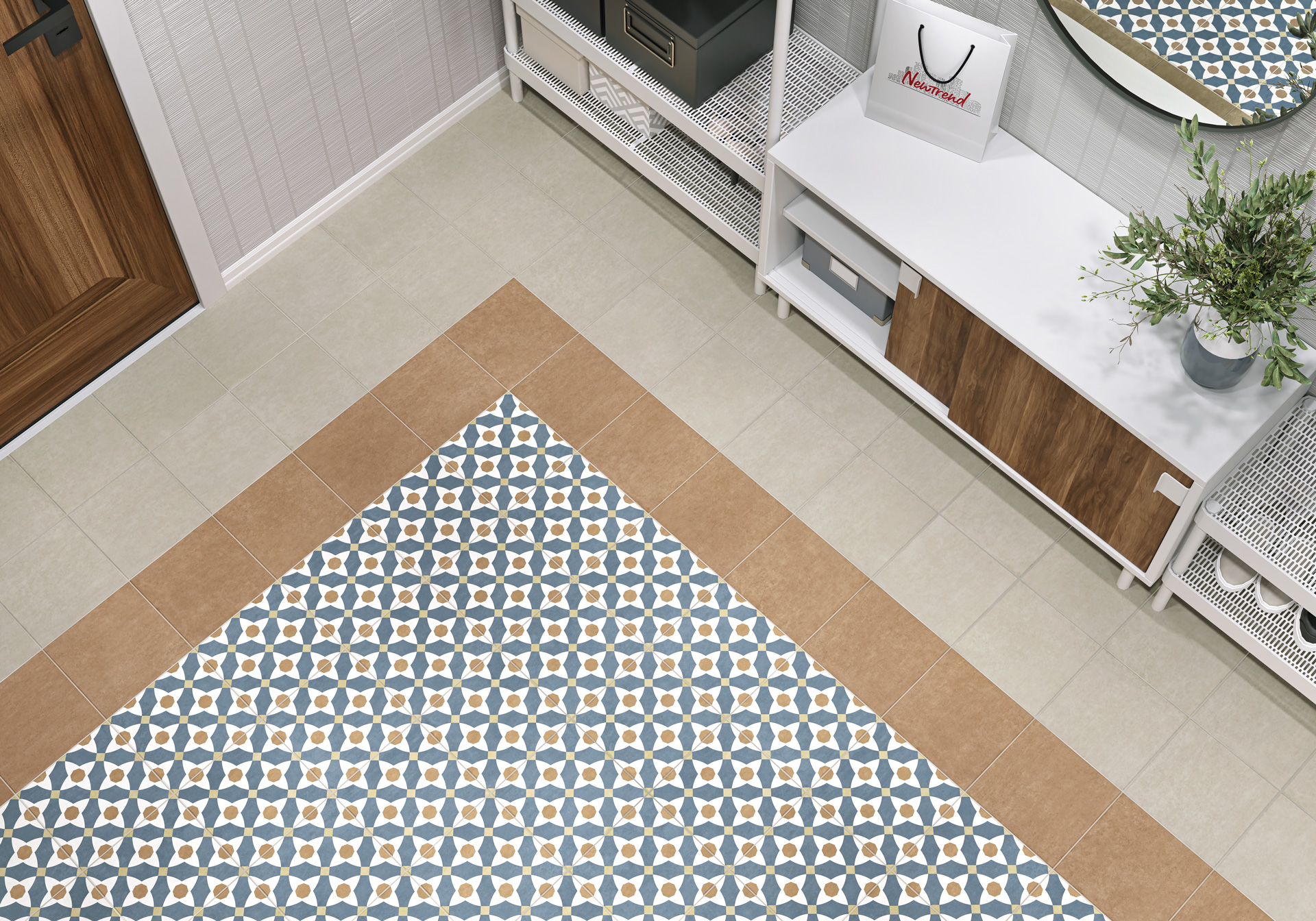 GP2020DNA09 Honey матовый 200x200x8 New Trend