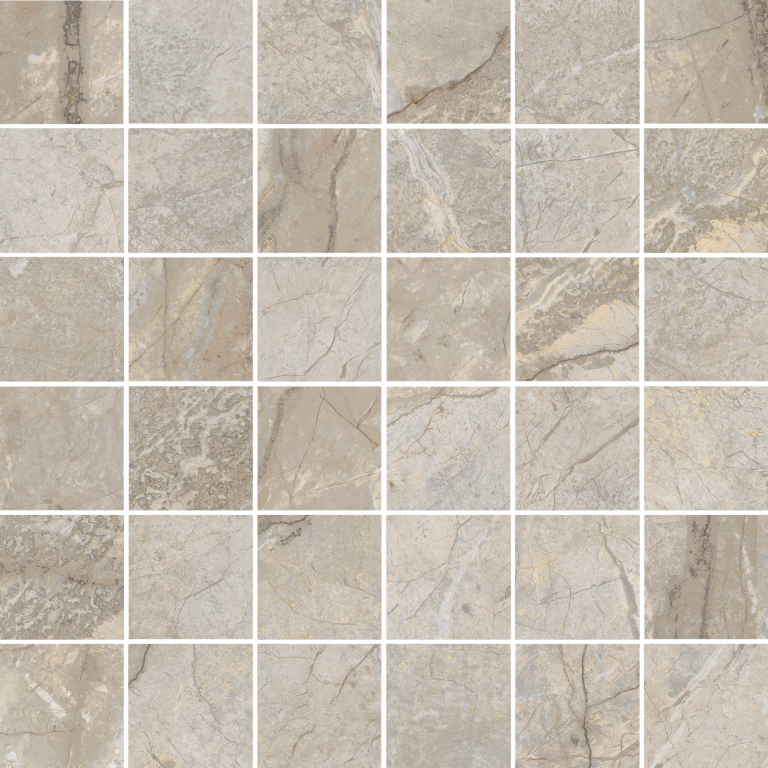 610110001139 Stellaris Elegant Silver Mosaico 30x30 Italon