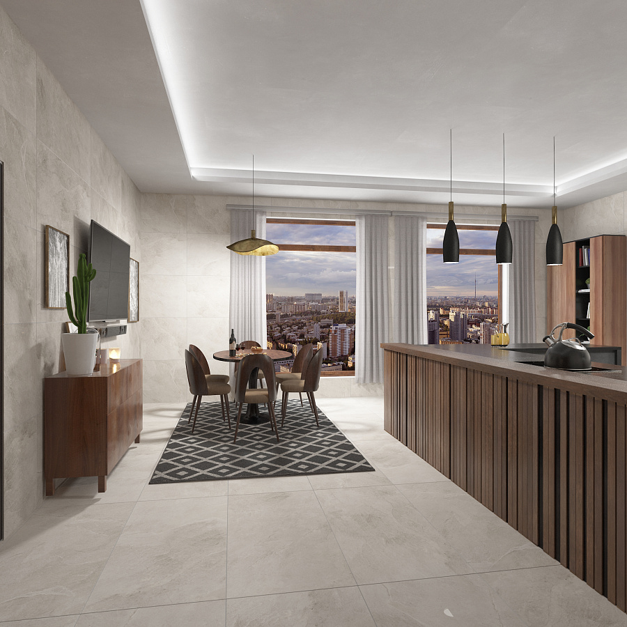 Cement Carbon Mat 60x120 Керлайф фото 28