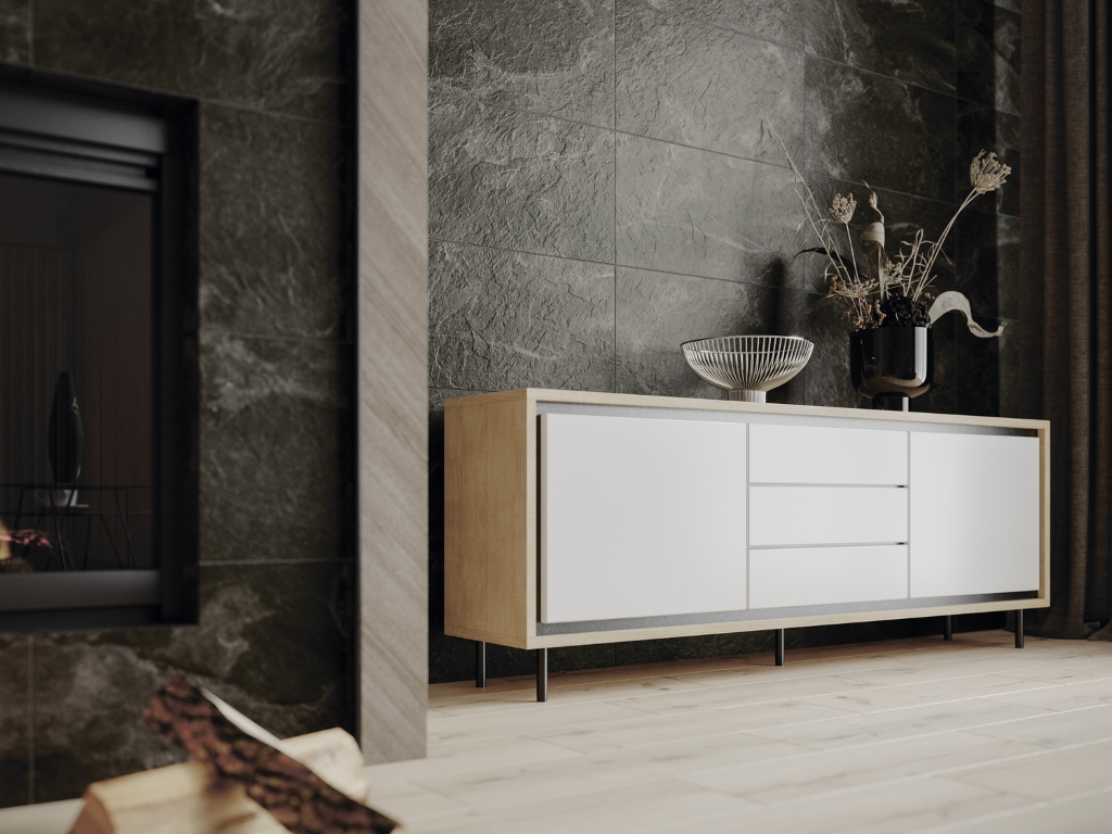 C-IN4L092D Infinity серый рельеф 29,7x59,8 Cersanit