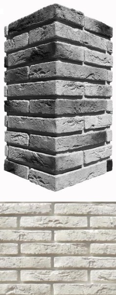 380-05 Остия брик угол 12x26.5x4.9 White Hills