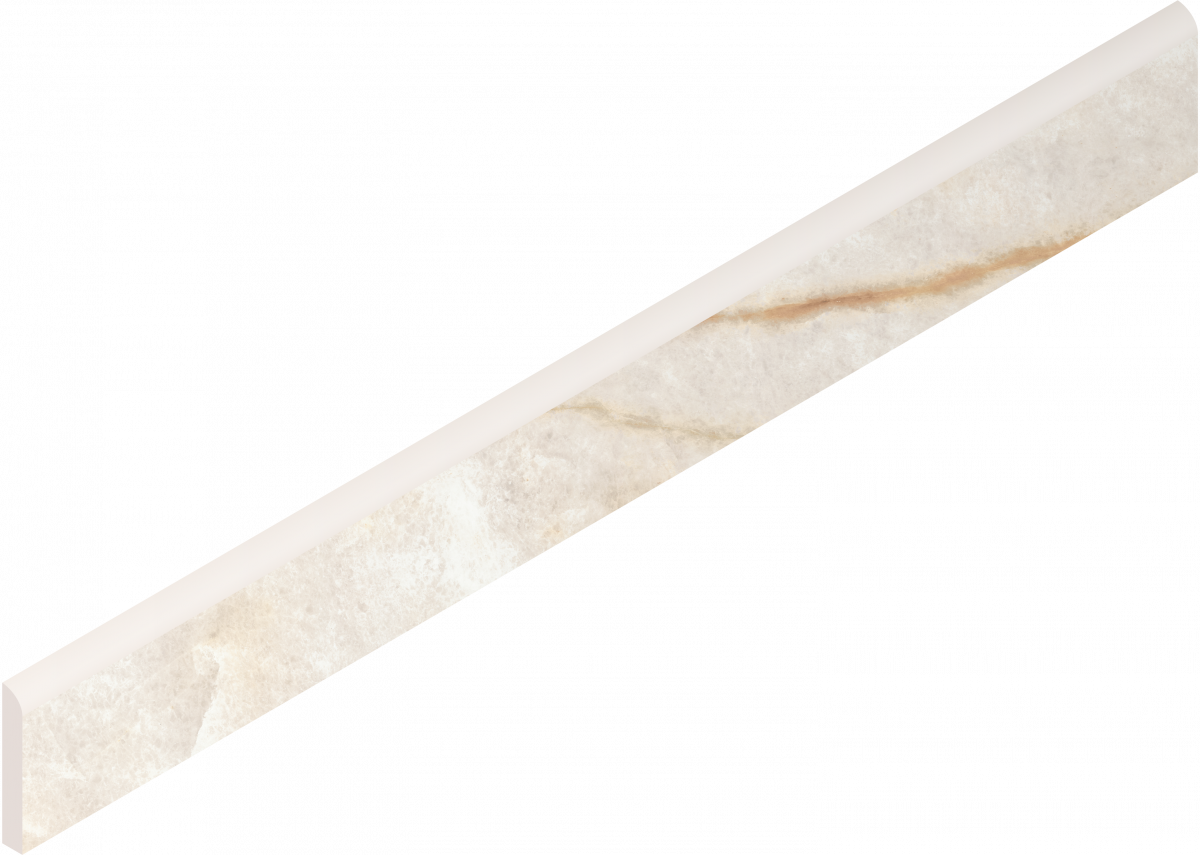 610130007452 Stellaris Crystal Pure Battiscopa Nat 7.2x60 Italon
