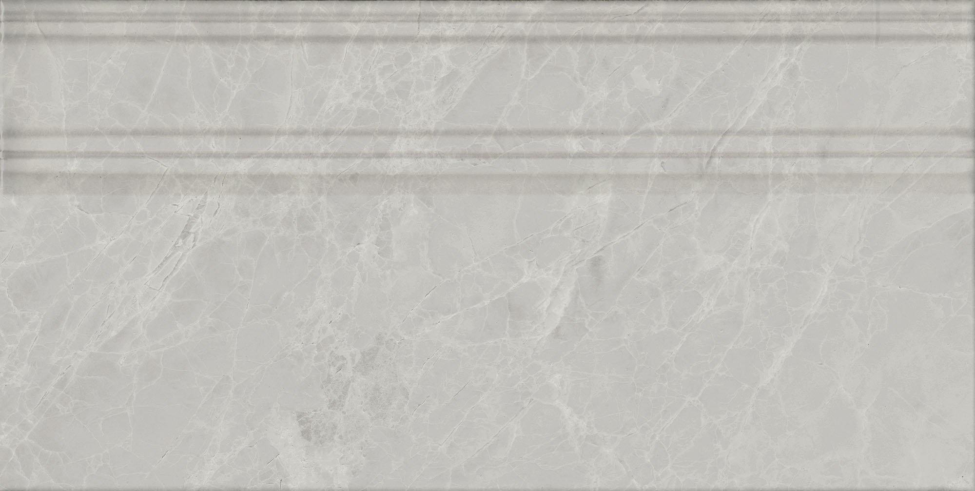 FME027R Плинтус Риальто серый светлый глянцевый обрезной 20x40x1,6 Kerama Marazzi