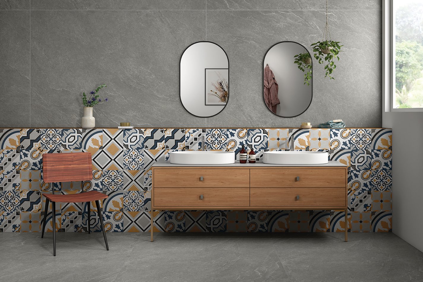 Carbonio White Matt 60x120 Ocean-Ceramic