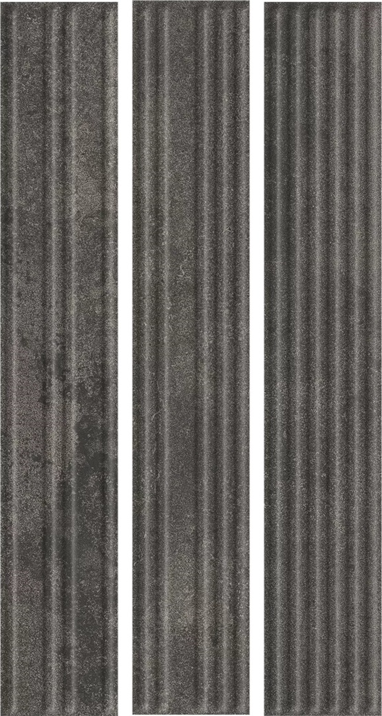 Carrizo Basalt Elewacja Struktura Stripes Mix Mat 40x6,6 Paradyz