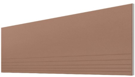 UF033 (кирпичный моноколор) ступень матовая 120х29,5  Уральский Гранит