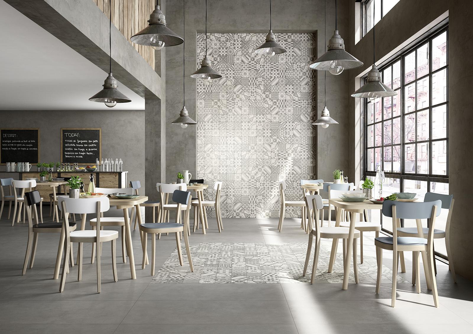 MM58 Block Grey Rett 90x90 MARAZZI Italy