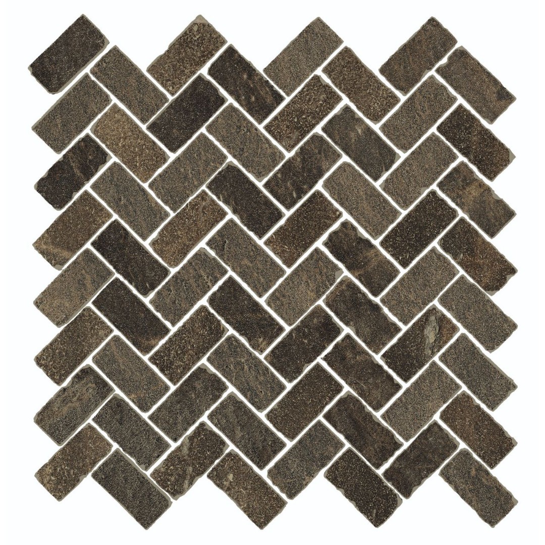 620110000095 Genesis Brown Mosaico Cross 31,5x29,7 Italon