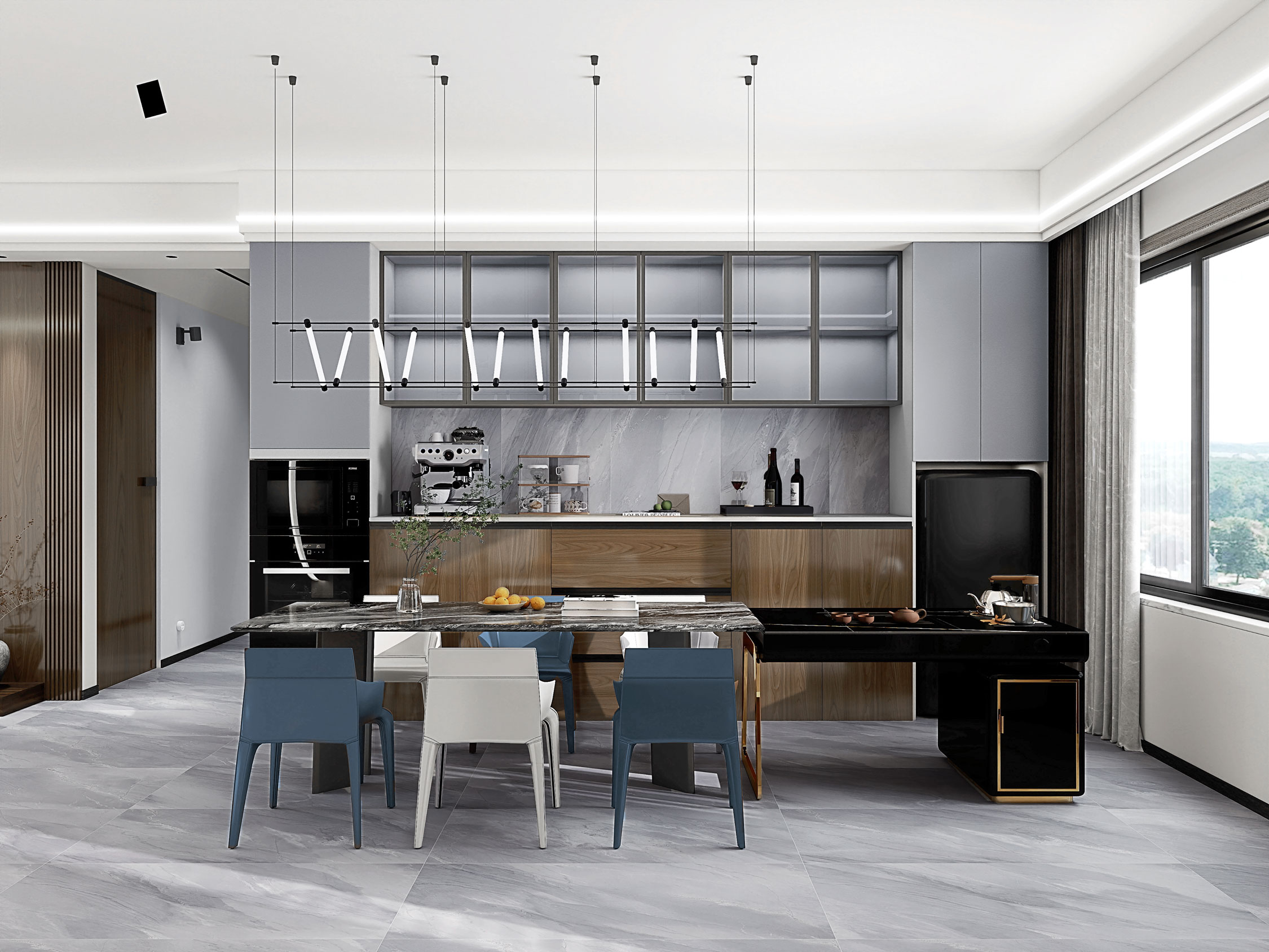 GT1206021112SSDGR Falcon Синий лаппатированный 60x120 Global Tile