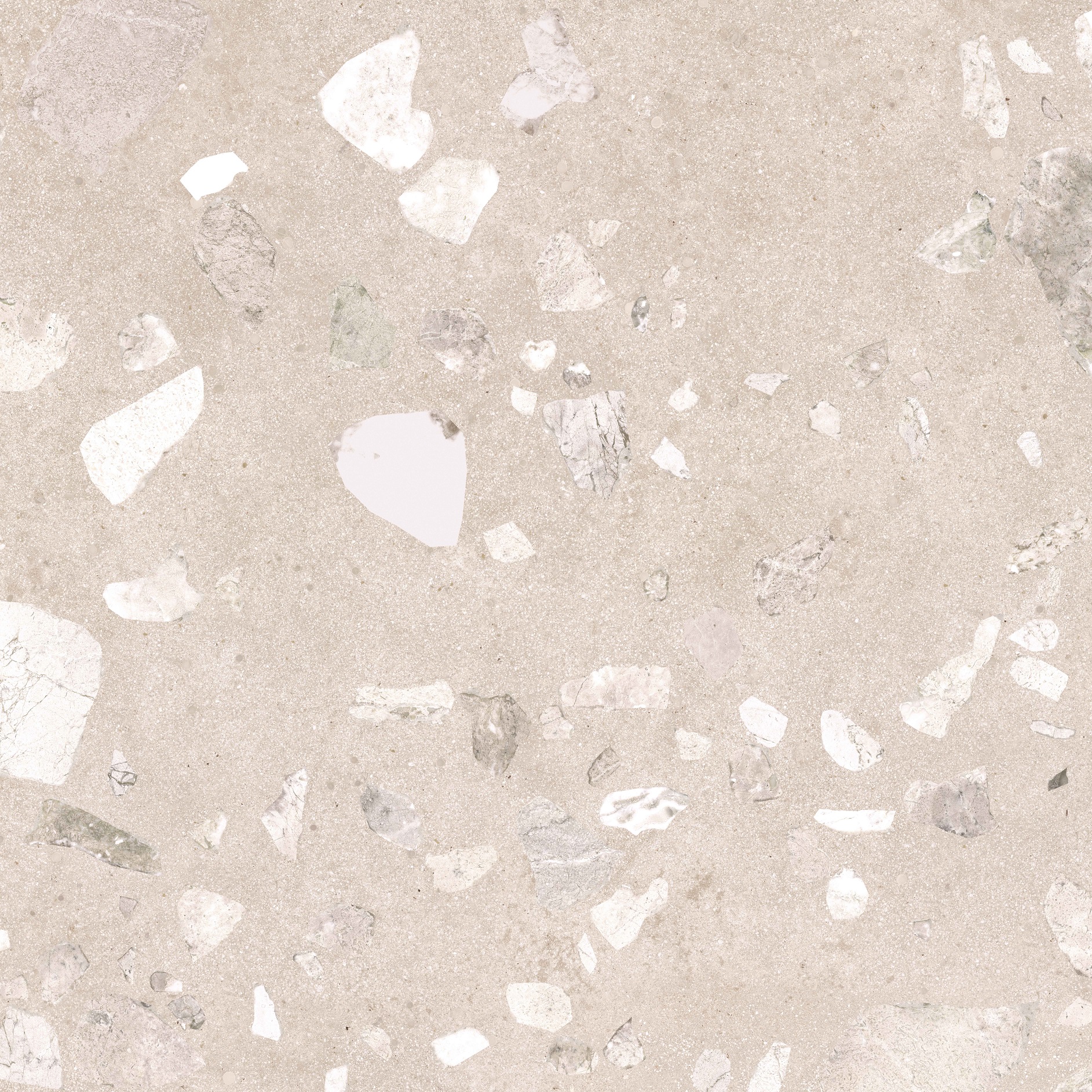 Terrazzo sugar beige PG 01 60х60 Gracia Ceramica
