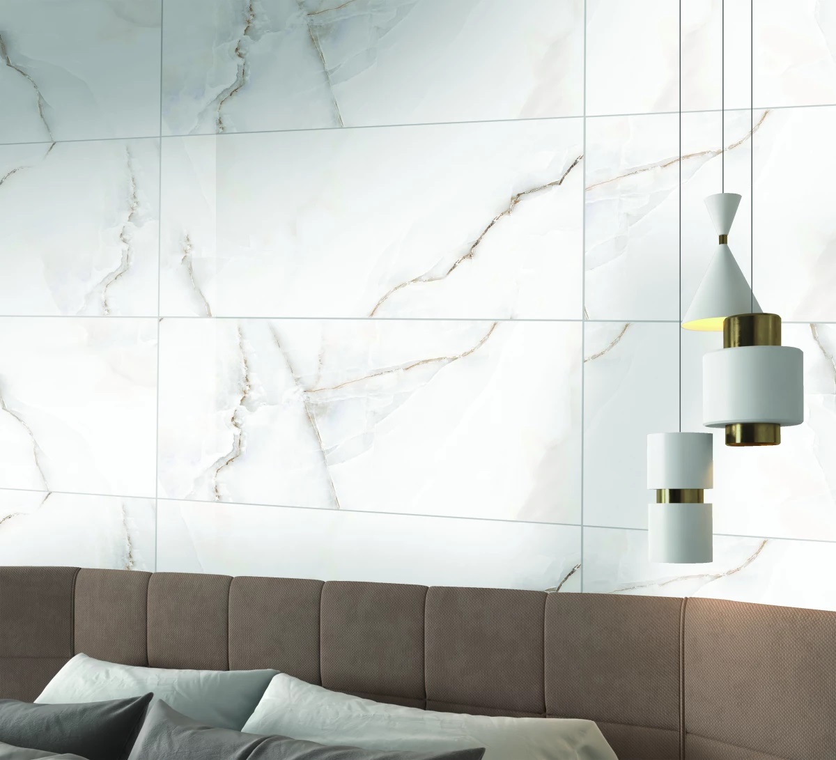 Onyx Bianco Lamore Ceramic