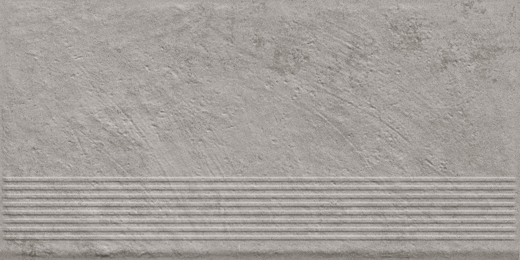 Carrizo Grey Stopnica Prosta Struktura Mat B1a 30x60 Paradyz