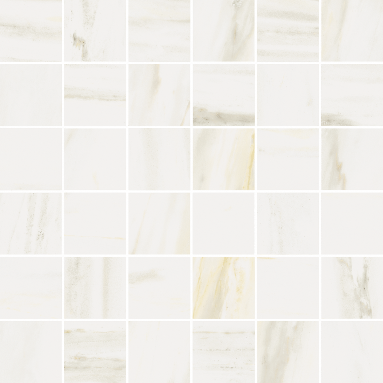 610110001137 Stellaris Carrara Ivory Mosaico 30x30 Italon
