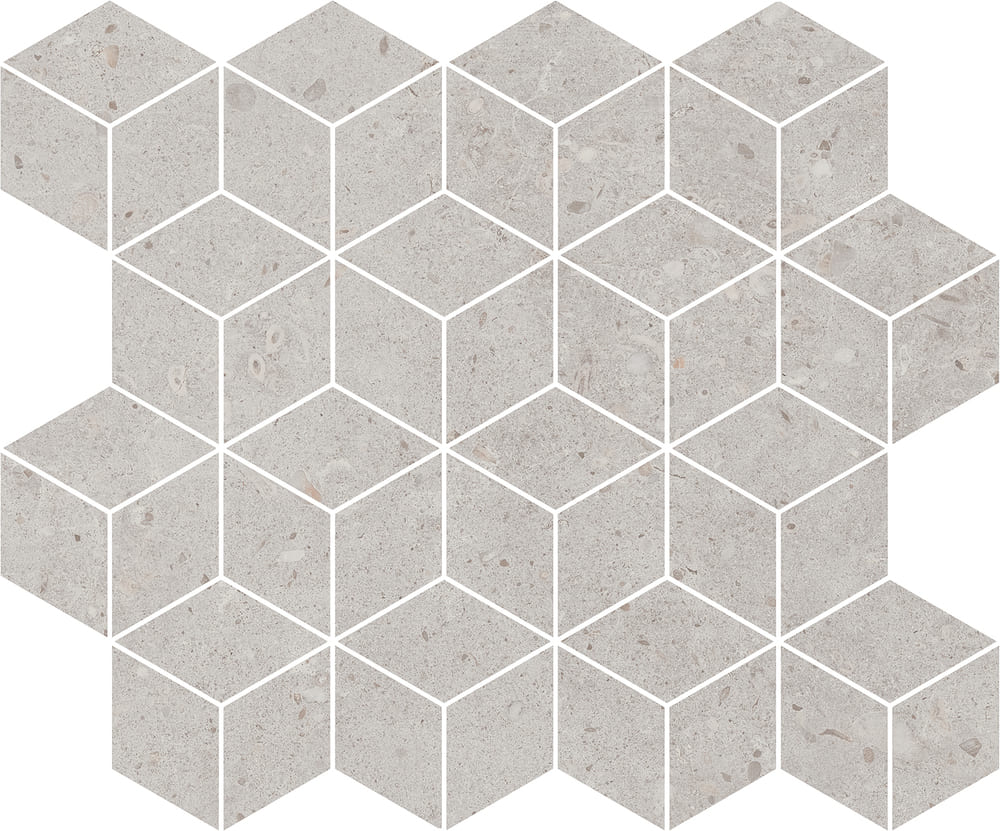 T017/14053 Декор Риккарди мозаичный серый светлый матовый 45x37,5 Kerama Marazzi