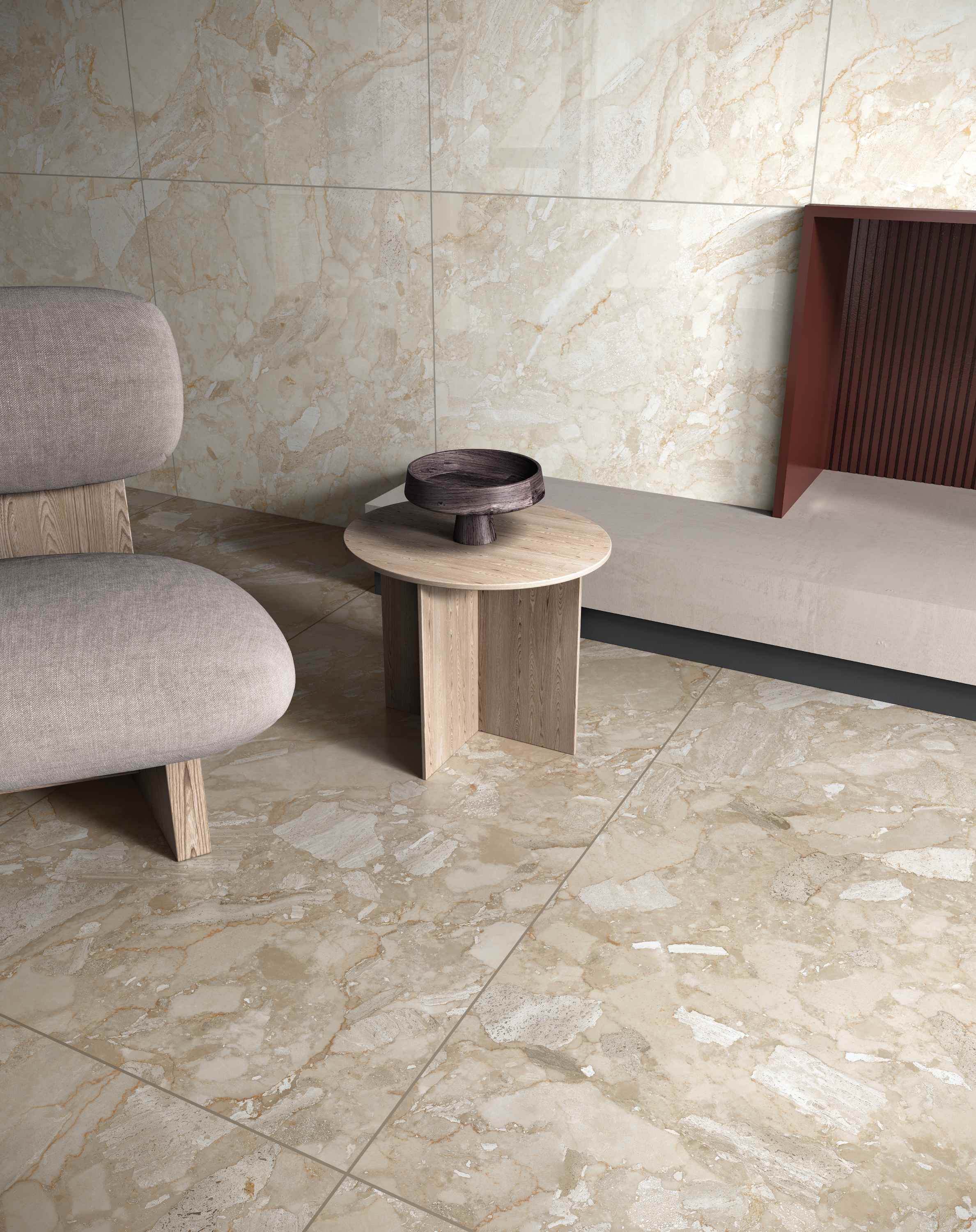 PB Sarda Cream 2P Pebble Matt 60x120 BELLEZA фото 14