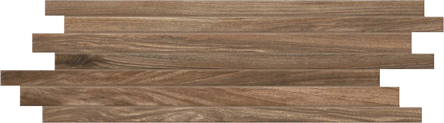 742063 Wooden Walnut Modulo Sfalsato Nat 20x60 Casa Dolce Casa